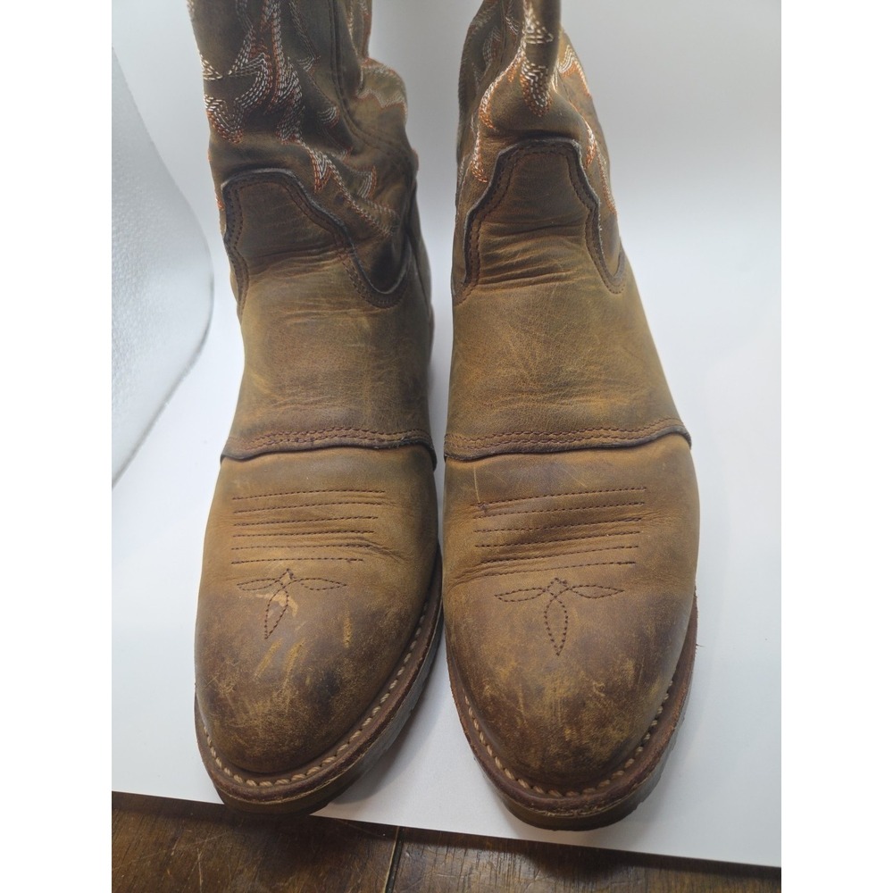 Double-H Daniela Soft Toe Boot Brown Western / Women's Size 9M **Read** - Picture 2 of 7